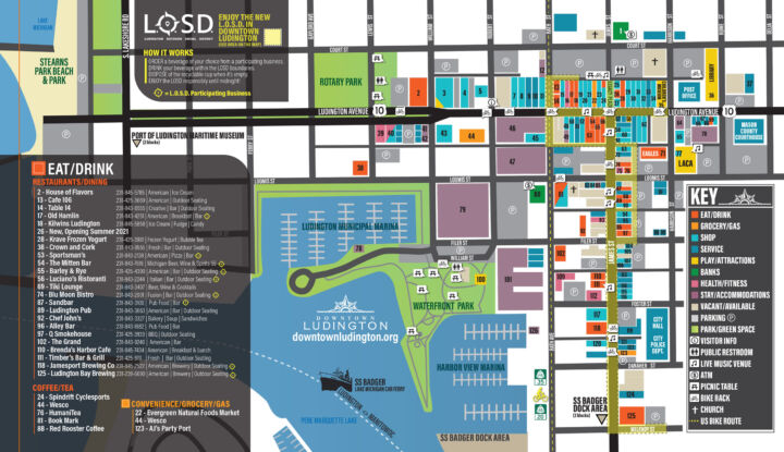 Downtown Map – Downtown Ludington